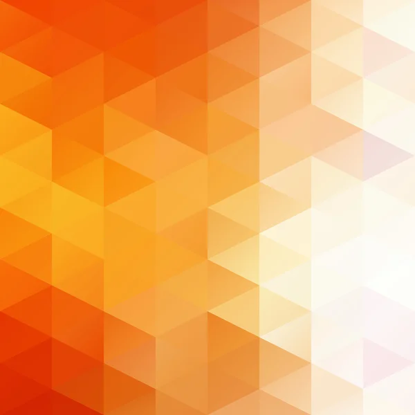 Fondo de mosaico de rejilla naranja, Plantillas de diseño creativo — Vector de stock