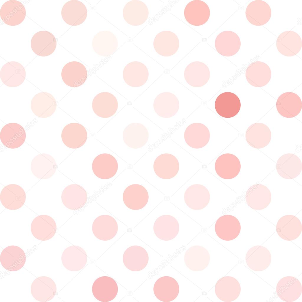 Pink Polka Dots Background, Creative Design Templates