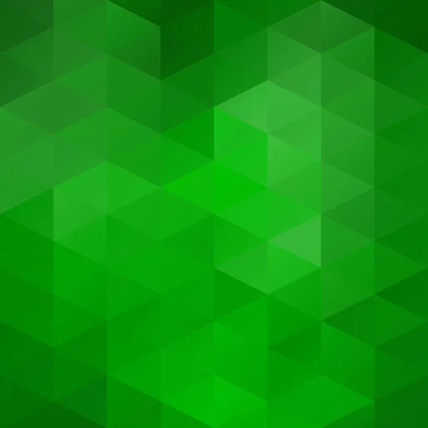 Green Grid Mosaic Background, Creative Design Templates — Stock Vector