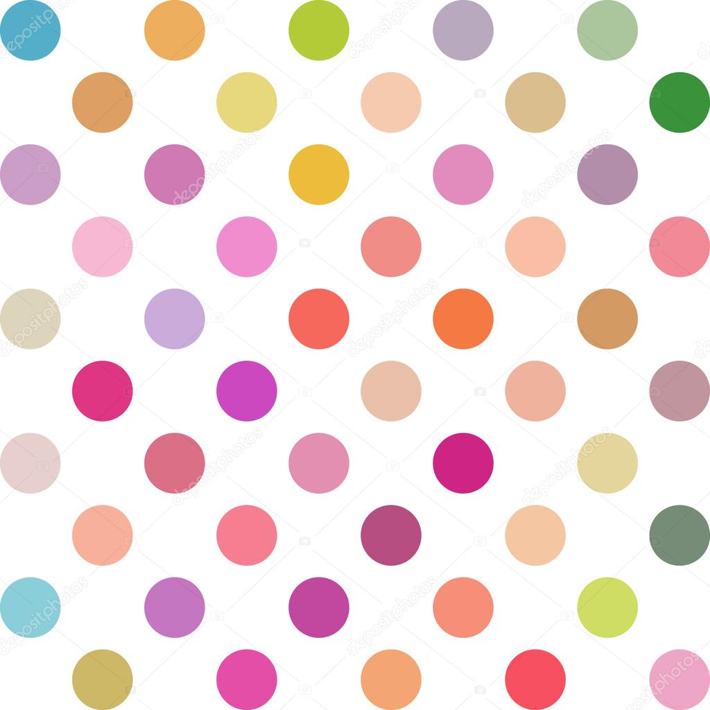 Colorful Polka Dots Background, Creative Design Templates