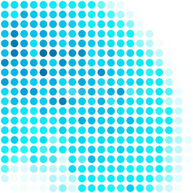 Mavi noktalar arka plan, yaratıcı tasarım şablonları