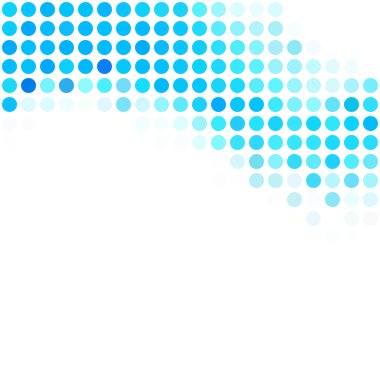 Mavi noktalar arka plan, yaratıcı tasarım şablonları