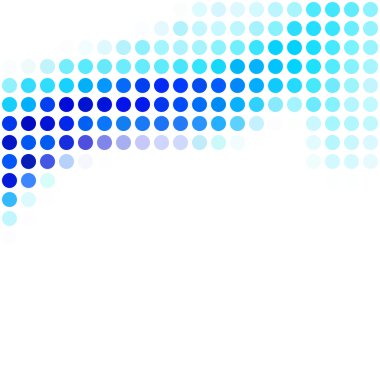 Mavi noktalar arka plan, yaratıcı tasarım şablonları