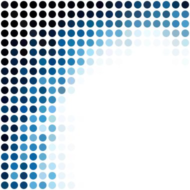 Mavi noktalar arka plan, yaratıcı tasarım şablonları