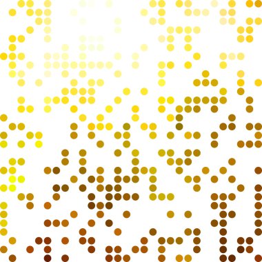 Sarı rastgele noktalar arka plan, yaratıcı tasarım şablonları