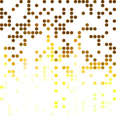 Sarı rastgele noktalar arka plan, yaratıcı tasarım şablonları
