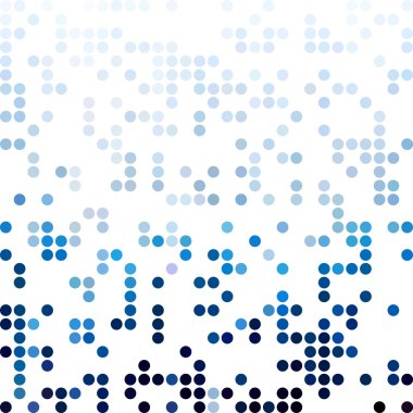 Mavi rastgele noktalar arka plan, yaratıcı tasarım şablonları