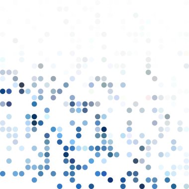 Mavi rastgele noktalar arka plan, yaratıcı tasarım şablonları