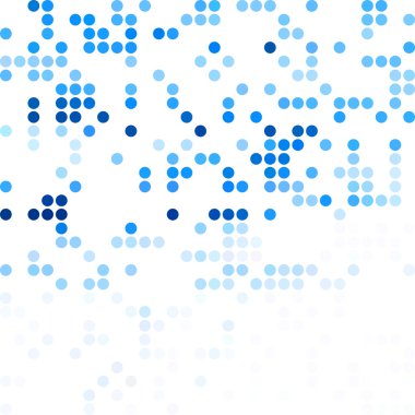 Mavi rastgele noktalar arka plan, yaratıcı tasarım şablonları