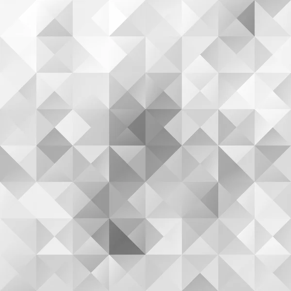 Grauweißer Grid-Mosaik-Hintergrund, kreative Design-Vorlagen — Stockvektor