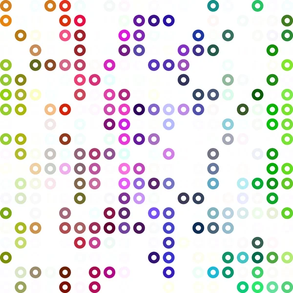 Koblihy barevné pozadí, kreativní Design šablony — Stockový vektor