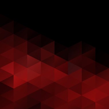 Kırmızı kılavuz Mozaik arka plan, yaratıcı tasarım şablonları