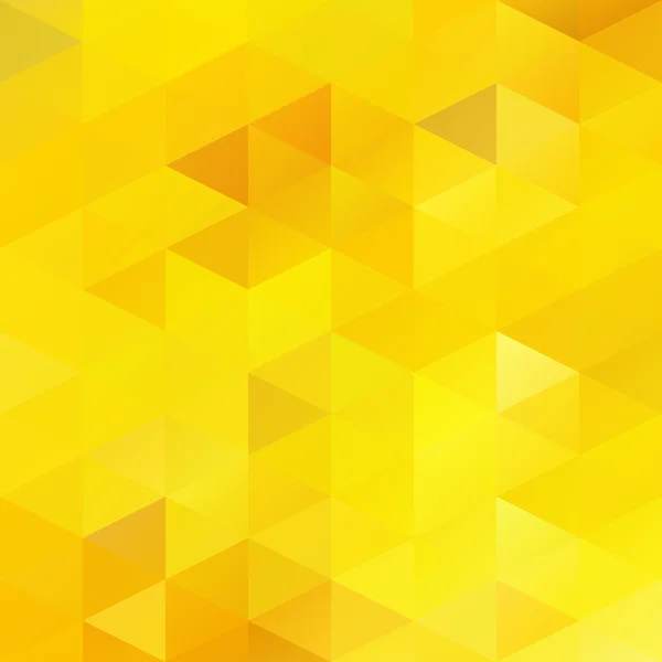 Yellow Grid Mosaic Background, Creative Design Templates — Stock Vector