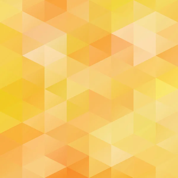 Yellow Grid Mosaic Background, Creative Design Templates — Stock Vector