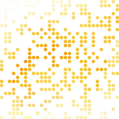 Sarı rastgele noktalar arka plan, yaratıcı tasarım şablonları