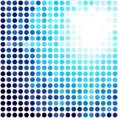 Mavi noktalar arka plan, yaratıcı tasarım şablonları