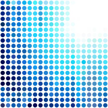 Mavi noktalar arka plan, yaratıcı tasarım şablonları