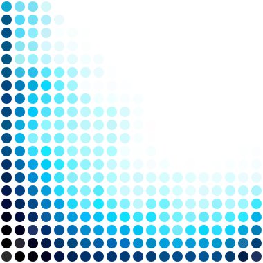 Mavi noktalar arka plan, yaratıcı tasarım şablonları