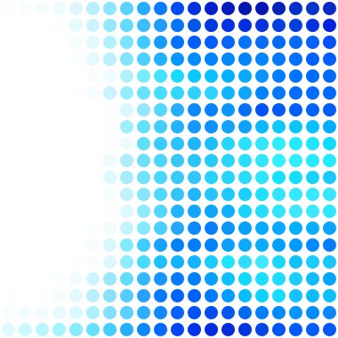 Mavi noktalar arka plan, yaratıcı tasarım şablonları