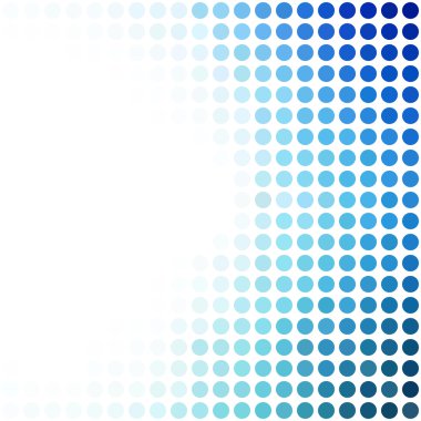 Mavi noktalar arka plan, yaratıcı tasarım şablonları