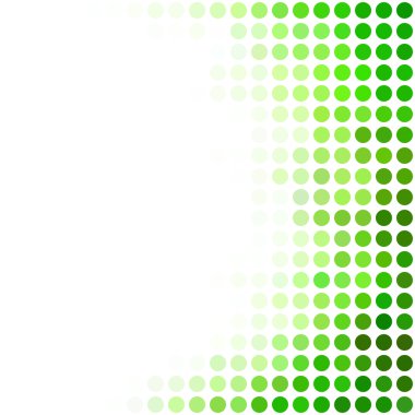 Yeşil noktalar arka plan, yaratıcı tasarım şablonları