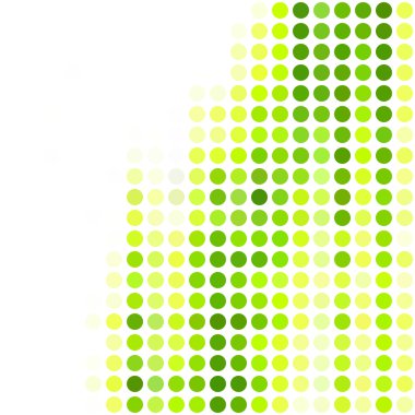 Yeşil noktalar arka plan, yaratıcı tasarım şablonları