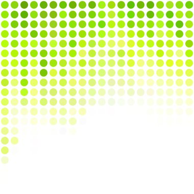 Yeşil noktalar arka plan, yaratıcı tasarım şablonları