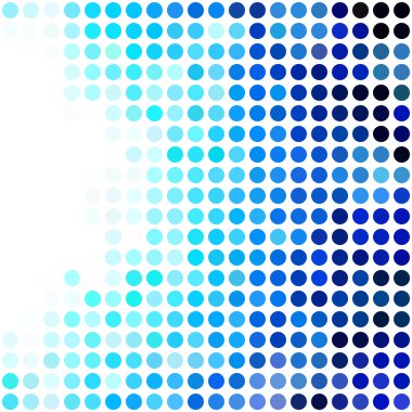 Mavi noktalar arka plan, yaratıcı tasarım şablonları