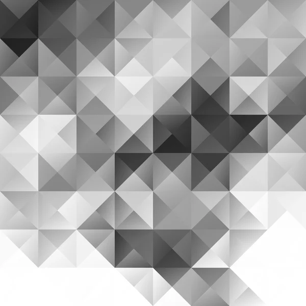 Grauweißer Grid-Mosaik-Hintergrund, kreative Design-Vorlagen — Stockvektor