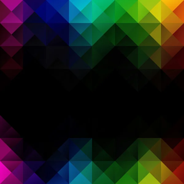 Fondo de mosaico de cuadrícula colorida, Plantillas de diseño creativo — Vector de stock