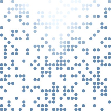 Mavi rastgele noktalar arka plan, yaratıcı tasarım şablonları