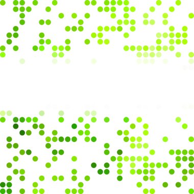 Yeşil rastgele noktalar arka plan, yaratıcı tasarım şablonları