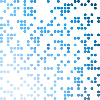 Mavi rastgele noktalar arka plan, yaratıcı tasarım şablonları