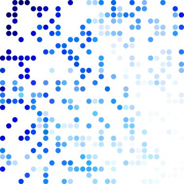 Mavi rastgele noktalar arka plan, yaratıcı tasarım şablonları