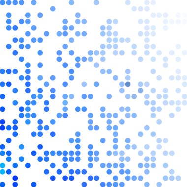 Mavi rastgele noktalar arka plan, yaratıcı tasarım şablonları