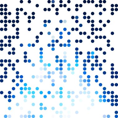 Mavi rastgele noktalar arka plan, yaratıcı tasarım şablonları
