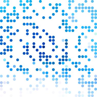 Mavi rastgele noktalar arka plan, yaratıcı tasarım şablonları