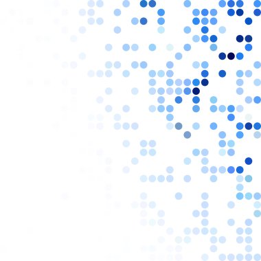 Mavi rastgele noktalar arka plan, yaratıcı tasarım şablonları