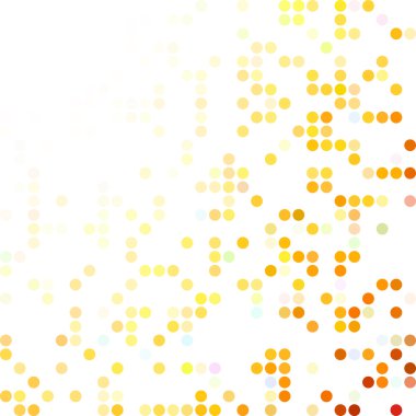 Turuncu rastgele noktalar arka plan, yaratıcı tasarım şablonları