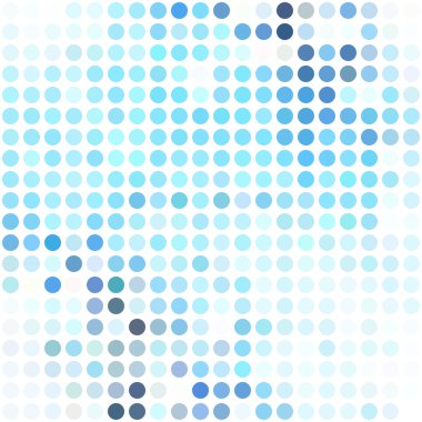 Mavi noktalar arka plan, yaratıcı tasarım şablonları