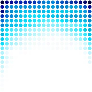 Mavi noktalar arka plan, yaratıcı tasarım şablonları