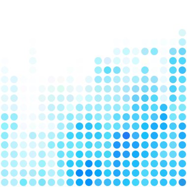 Mavi noktalar arka plan, yaratıcı tasarım şablonları