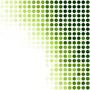 Yeşil noktalar arka plan, yaratıcı tasarım şablonları