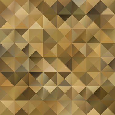 Kahverengi kılavuz Mozaik arka plan, yaratıcı tasarım şablonları