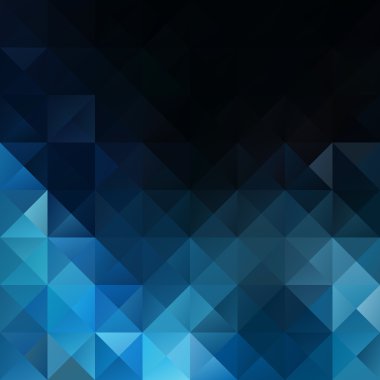 Mavi Izgara Mozaik Arkaplan, Yaratıcı Tasarım Şablonları