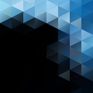 Mavi Izgara Mozaik Arkaplan, Yaratıcı Tasarım Şablonları