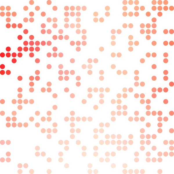 Czerwone kropki losowe tła, kreatywne projektowanie szablonów — Wektor stockowy