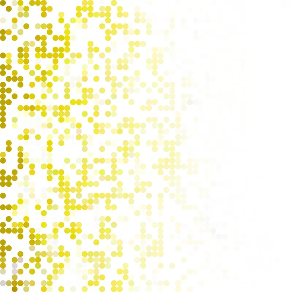 Fondo amarillo de puntos aleatorios, plantillas de diseño creativo — Archivo Imágenes Vectoriales