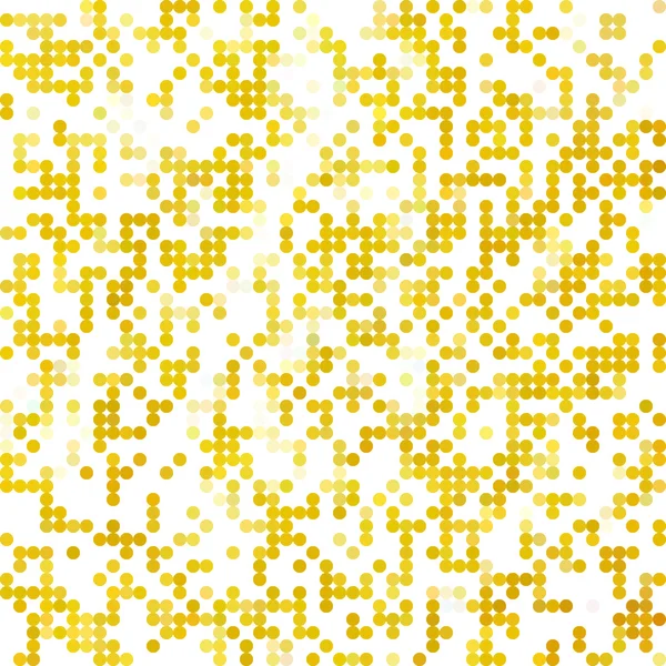 Fondo amarillo de puntos aleatorios, plantillas de diseño creativo — Vector de stock