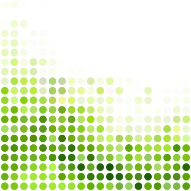 Yeşil noktalar arka plan, yaratıcı tasarım şablonları